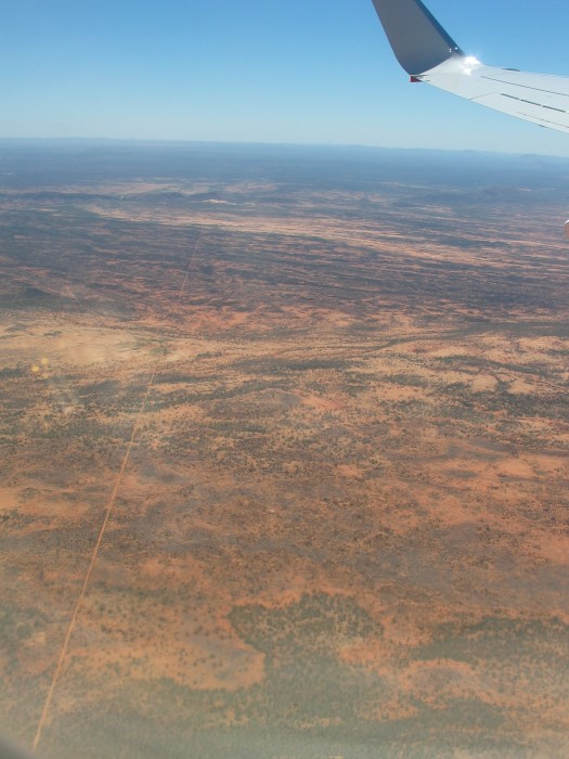 Flight Virgin Blue DJ582 from Alice Springs to Sydney