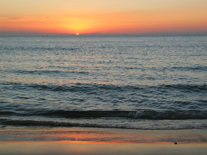 Sunset on Moreton Island