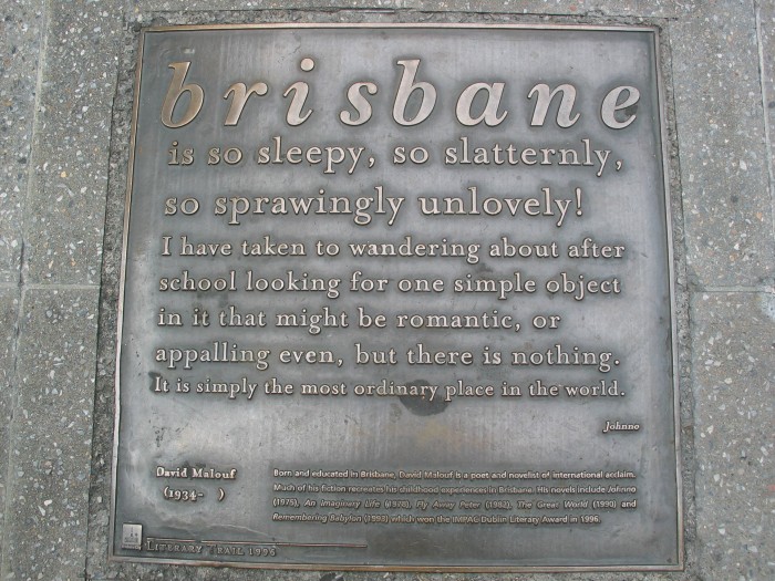 Brisbane, by a poet