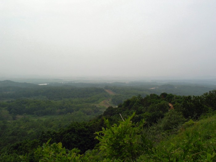 View of North Korea from Dora observatory