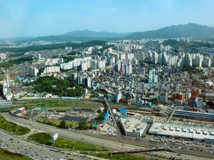 Panorama of Seoul from KLI 63 building