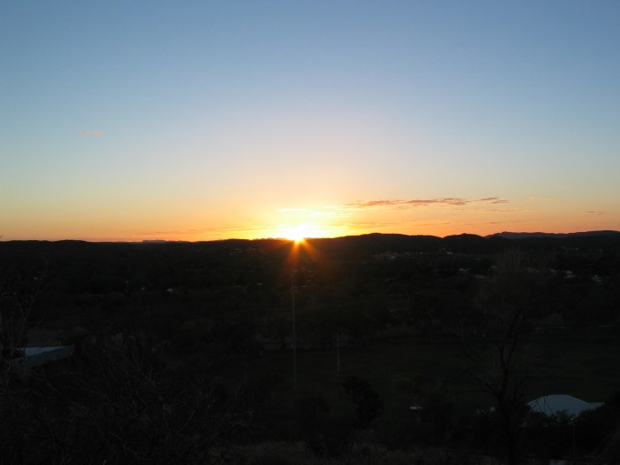 Sunrise on Anzac Hill