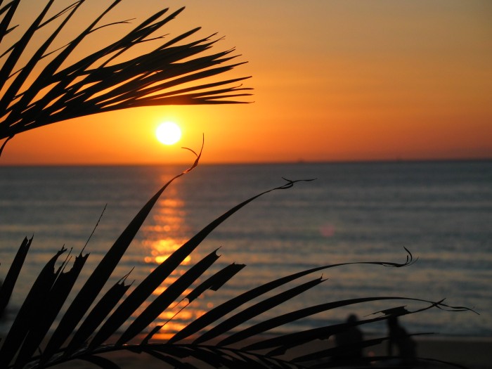 Sunset on Moreton Island