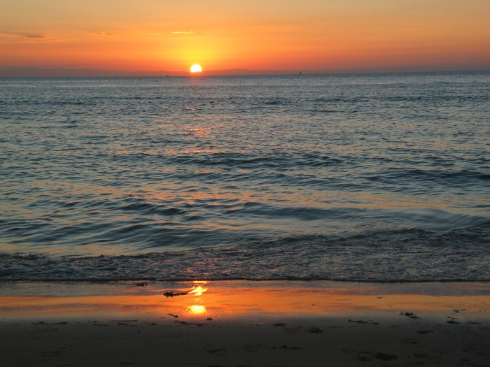 Sunset on Moreton Island