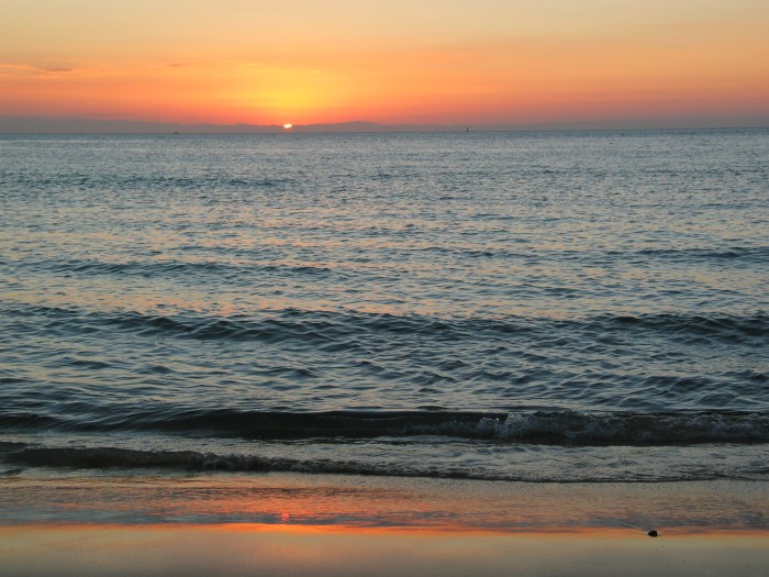 Sunset on Moreton Island
