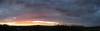 Panorama of Uluru at the sunrise