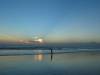 Sunset on Kuta beach